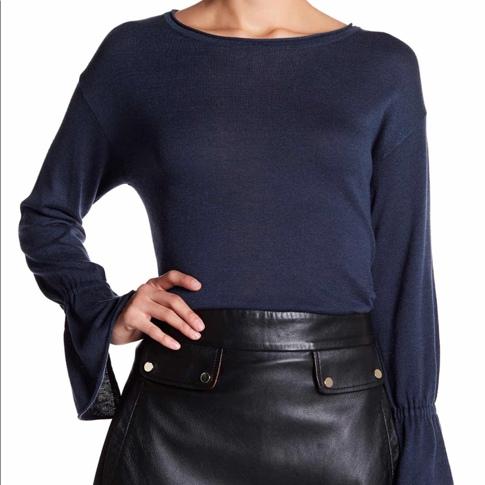 14th& union bell sleeve sweater